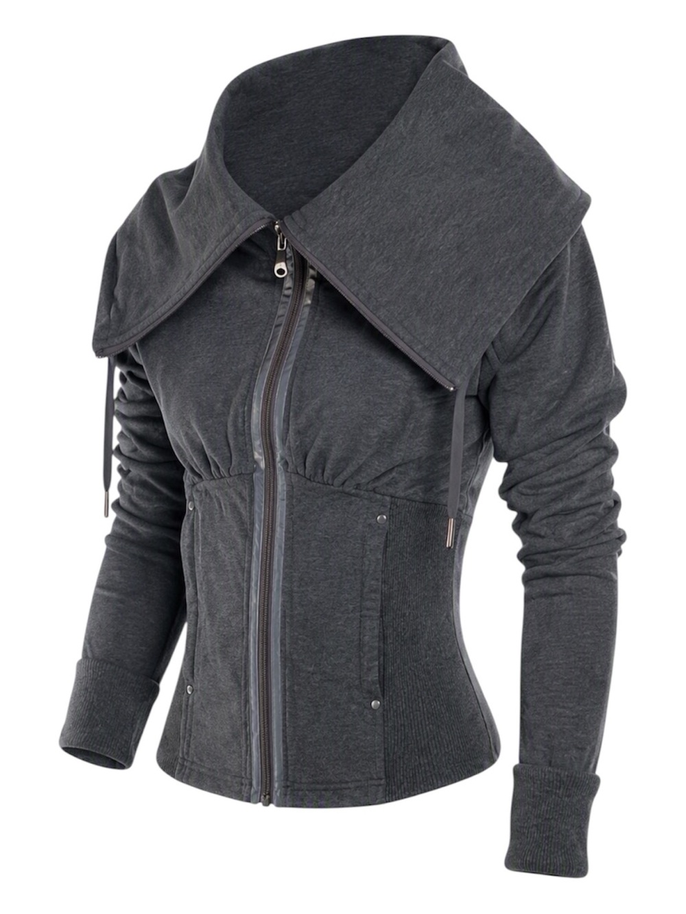 Lululemon Course-ette Jacket Heathered Grey 8